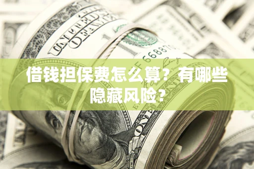 北京借钱担保费怎么算？有哪些隐藏风险？