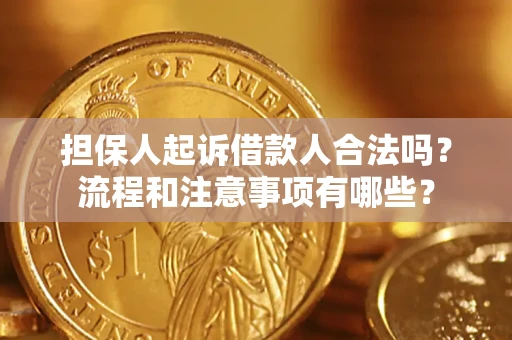 北京担保人起诉借款人合法吗？流程和注意事项有哪些？