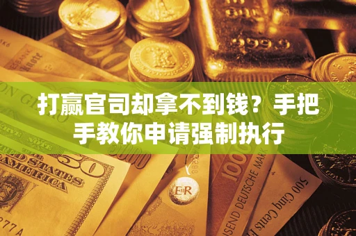 北京打赢官司却拿不到钱？手把手教你申请强制执行