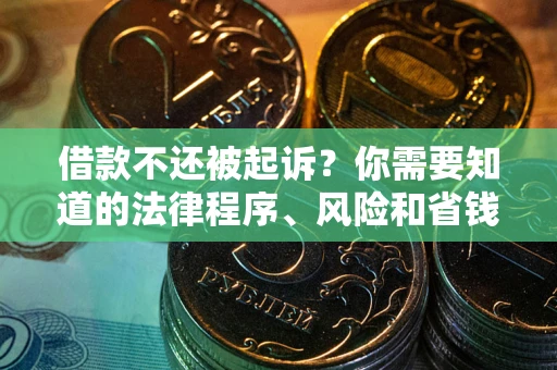 北京借款不还被起诉？你需要知道的法律程序、风险和省钱技巧